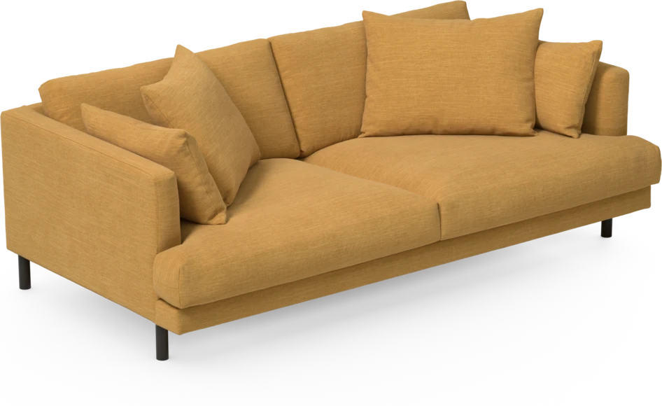 Harper - 3-sits soffa - Gul