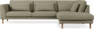 Willow - 3-sits soffa med divan höger, fast klädsel - Beige