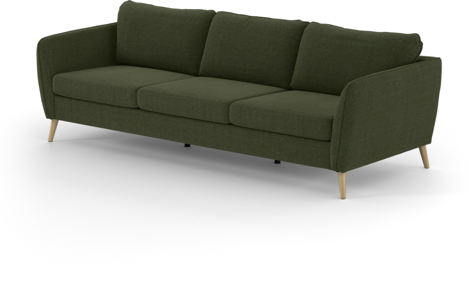 County - 3-sits soffa - Grön