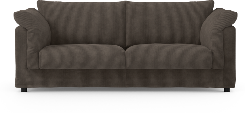 Cherrie - 2,5-sits soffa med kappa - Brun