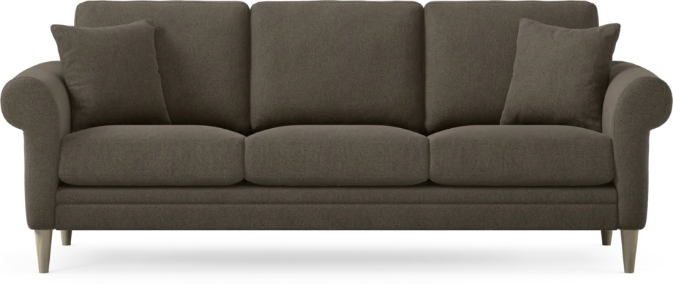 Eden - 3-sits soffa - Brun