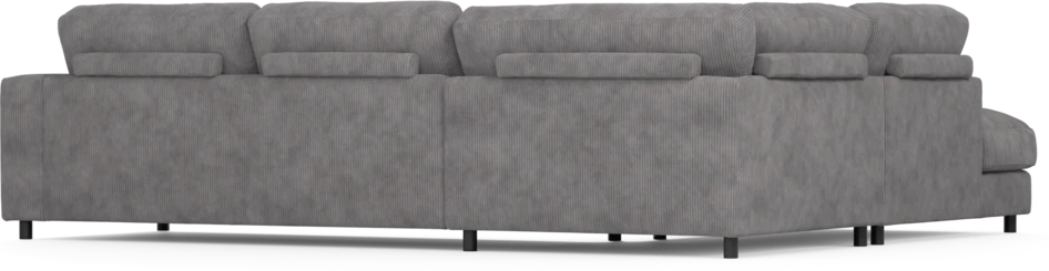 Noma - 3-sits soffa med divan vänster - Grå