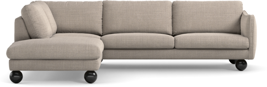 Madison - 3-sits soffa med divan vänster - Beige