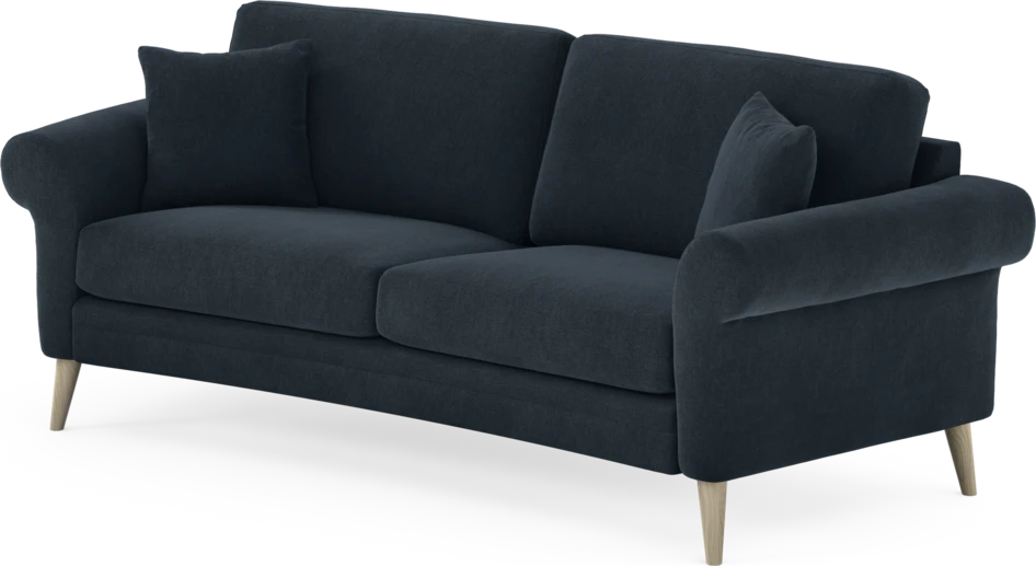 Eden - 2,5-sits soffa svängd - Blå