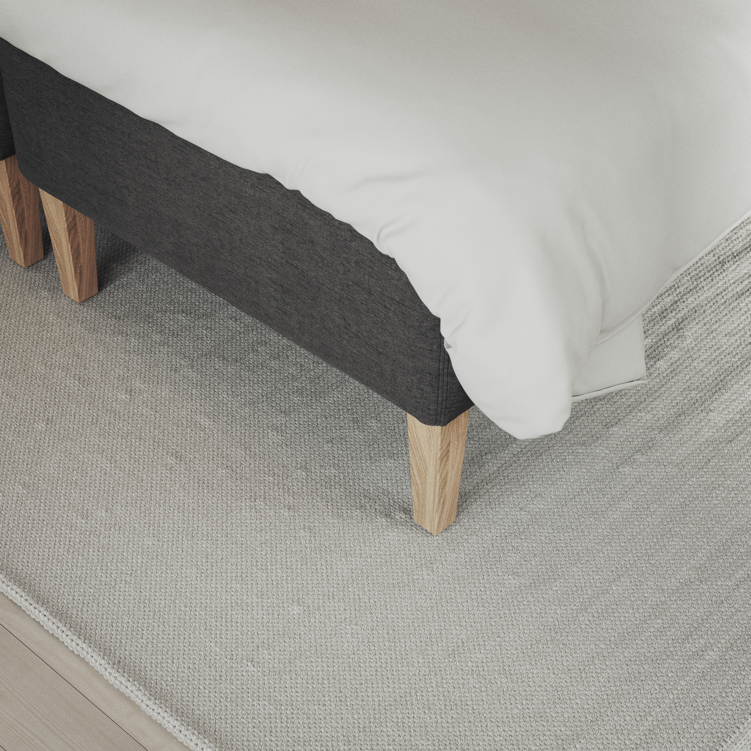 Delux Sense - Kontinentalsäng, enkelsäng 120 cm med bäddmadrass och sängben - inspiration