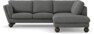 Madison Lux - 2-sits soffa med divan höger - Grå