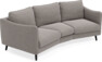 Madison - 3-sits soffa svängd, 70 cm - Beige