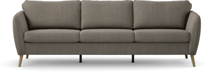 County - 3-sits soffa - Brun