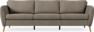 County - 3-sits soffa - Brun