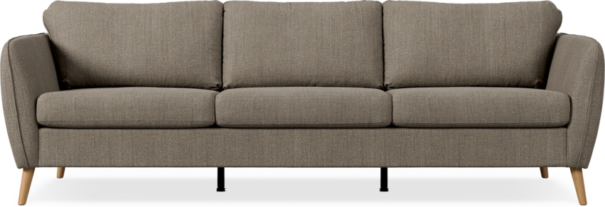 County - 3-sits soffa - Brun