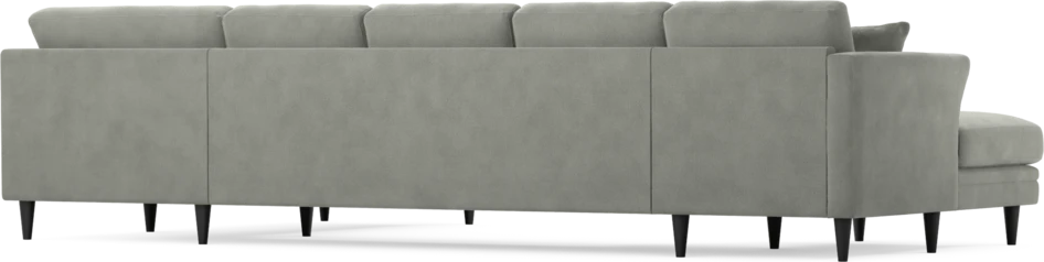Eden - 3-sits soffa med schäslong vänster och divan höger - Grå
