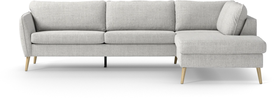 County - 2,5-sits soffa med divan höger - Grå