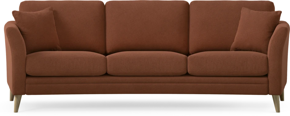 Eden - 3-sits soffa svängd - Orange