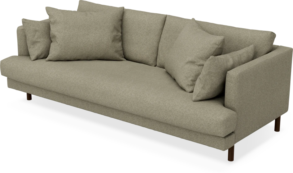 Harper - 3-sits soffa, hel dyna - Beige