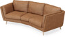 Madison - 3-sits soffa svängd, 70 cm - Orange