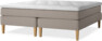 Delux Sense - Kontinentalsäng, dubbelsäng med bäddmadrass - Beige