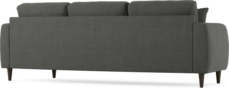 Eden - 3-sits soffa svängd - Grå