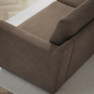 Friday - 2,5-sits soffa med divan vänster - Brun