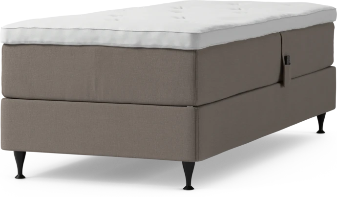 Delux Dream, Ställbar säng, enkelsäng med bäddmadrass och sängben