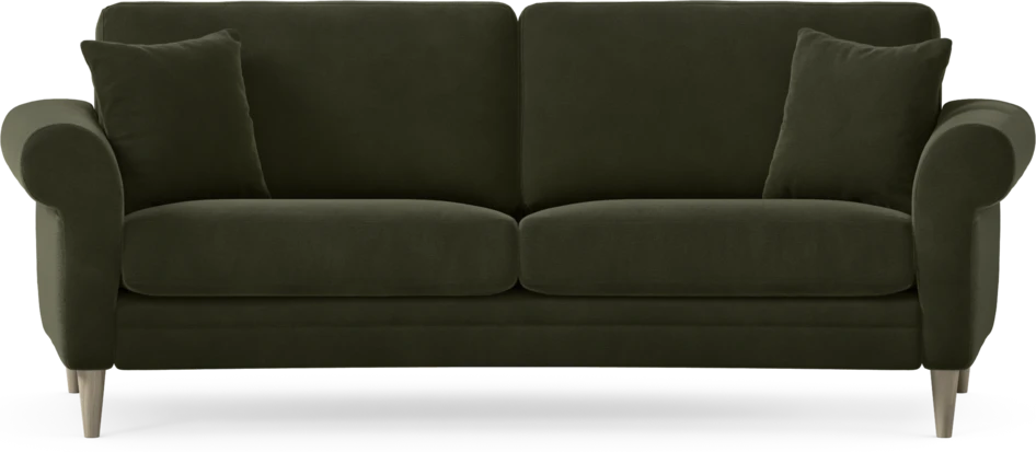 Eden - 2,5-sits soffa svängd - Grön
