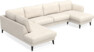Bridge - 3-sits soffa med divan vänster och schäslong höger - Beige