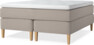 Delux Exclusive - Kontinentalsäng, dubbelsäng med bäddmadrass - Beige