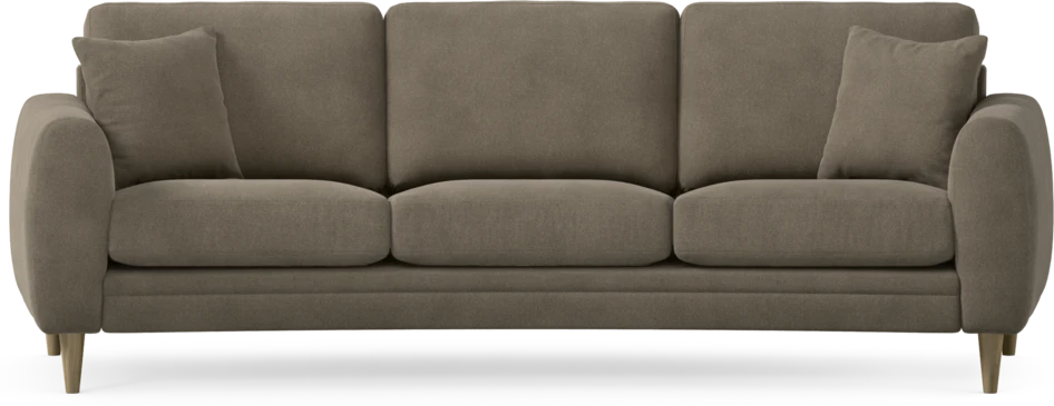 Eden - 3-sits soffa svängd - Beige
