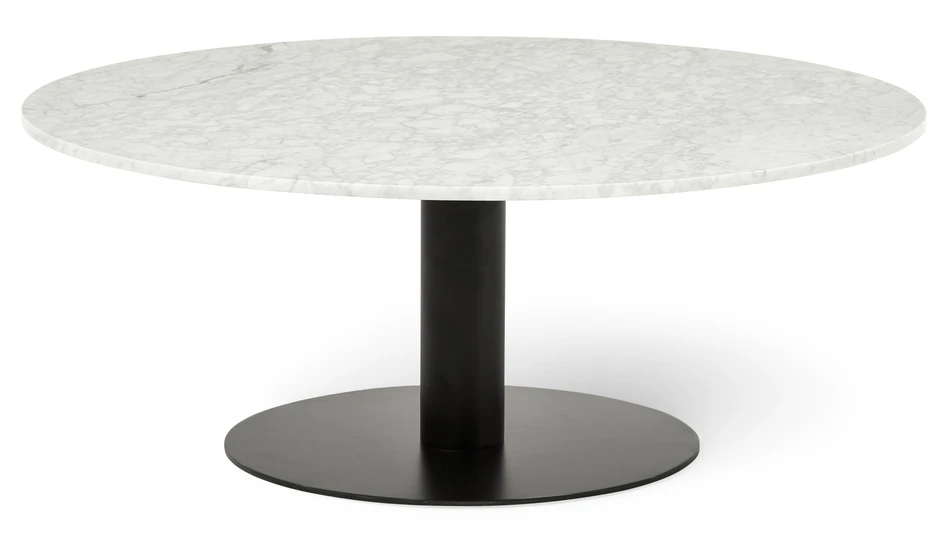 Tiffany - Soffbord, Ø 106, H 45 cm - Svart