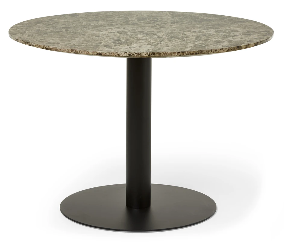 Tiffany - Matbord, Ø 106 cm - Svart