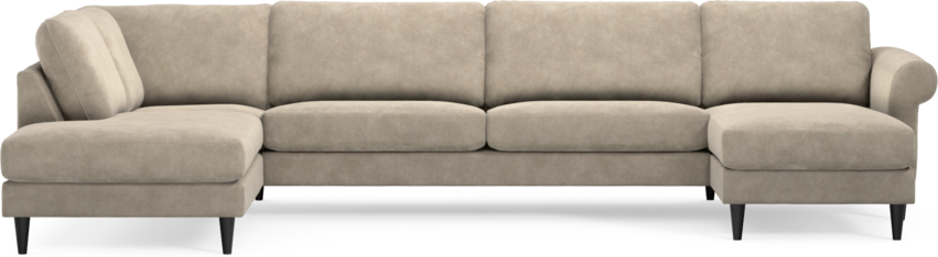 Bridge - 3-sits soffa med divan vänster och schäslong höger - Beige