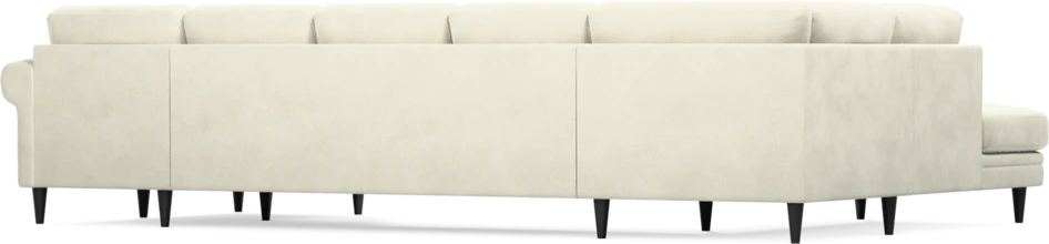 Eden - 3-sits soffa med divan vänster och schäslong höger - Vit