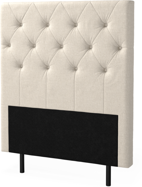 New York pikerad - Sänggavel, 90-210 cm - Beige