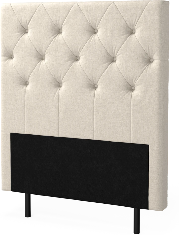 New York pikerad - Sänggavel, 90-210 cm - Beige
