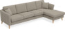Eden - 3-sits soffa med schäslong - Beige