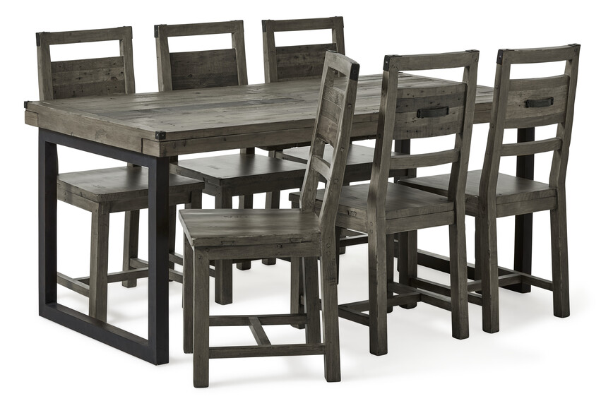 Woodenforge - Matgrupp med 6 stolar Woodenforge - Grå