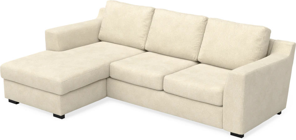 Friday - 3-sits soffa med schäslong vänster - Beige