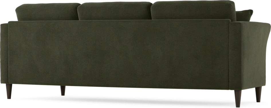 Eden - 3-sits soffa svängd - Grön
