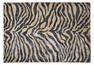Zebra - Viskosmatta - Blå