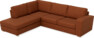Friday - 2,5-sits soffa med divan vänster - Orange