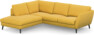 Madison Lux - 2-sits soffa med divan vänster - Gul