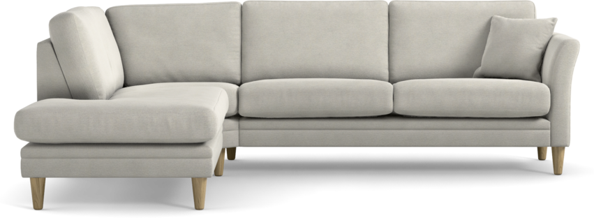 Eden - 2,5-sits soffa med divan - Grå