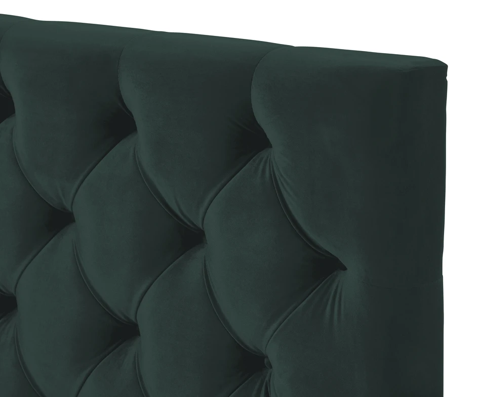 Avon XL pikerad - Sänggavel, B 160-210 cm - Grön