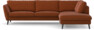 Madison Lux - 3-sits soffa med divan höger - Röd