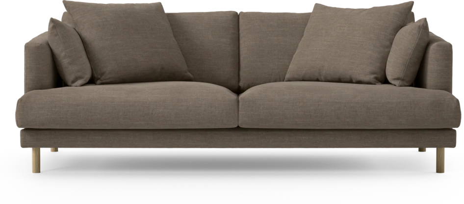Harper - 3-sits soffa - Brun
