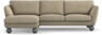 Madison Lux - 2-sits soffa med schäslong vänster - Beige