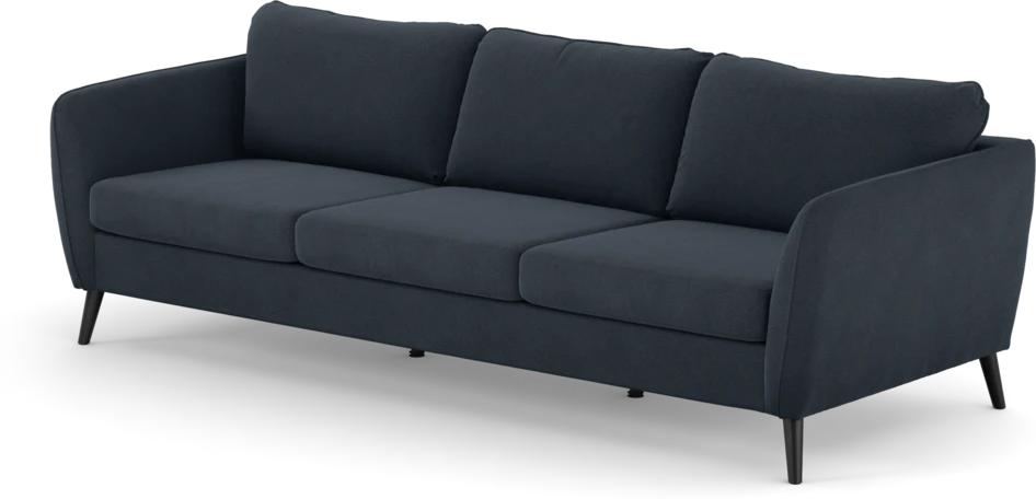 County - 3-sits soffa - Blå