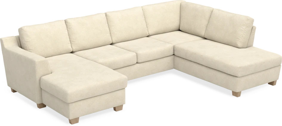 Friday - 3-sits soffa med schäslong vänster och divan höger - Beige
