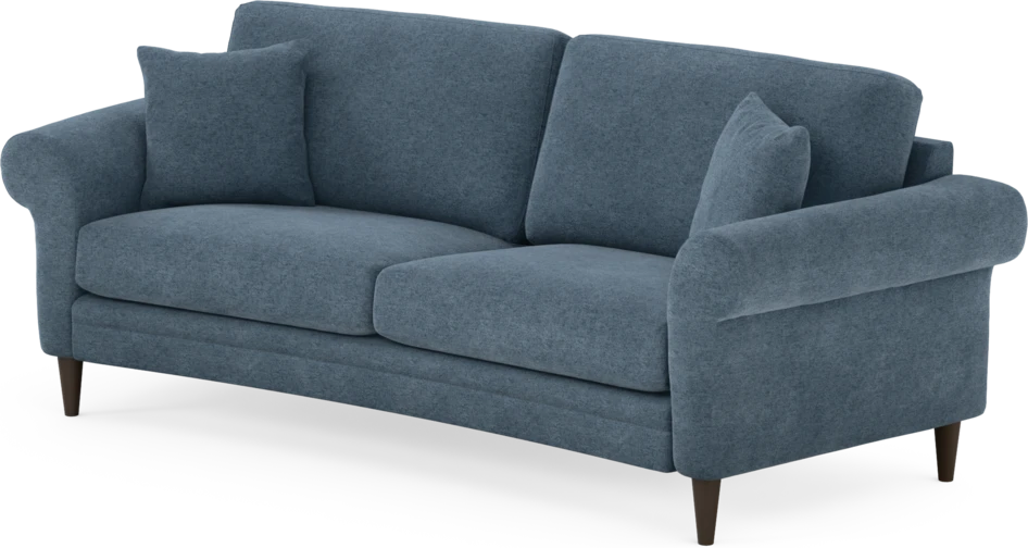 Eden - 2,5-sits soffa svängd - Blå
