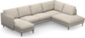 Madison Lux - 2-sits soffa med schäslong vänster och divan höger - Beige