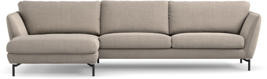 Madison Lux - 3-sits soffa med schäslong vänster - Beige